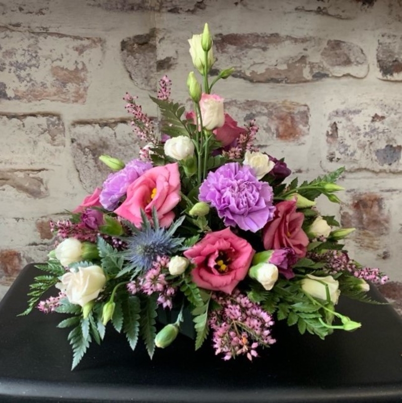 pink posy flower